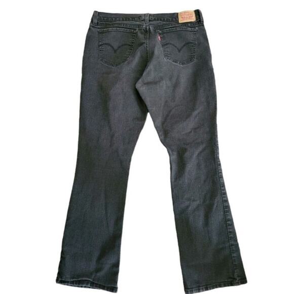 Vintage 1997 Levi's 415 Relaxed Bootcut Jeans 31 Womens Red Tab High Rise Black - Picture 4 of 5